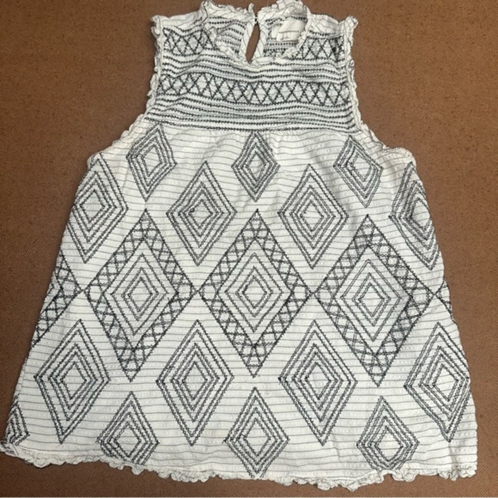 Anthropologie Embroidered Top